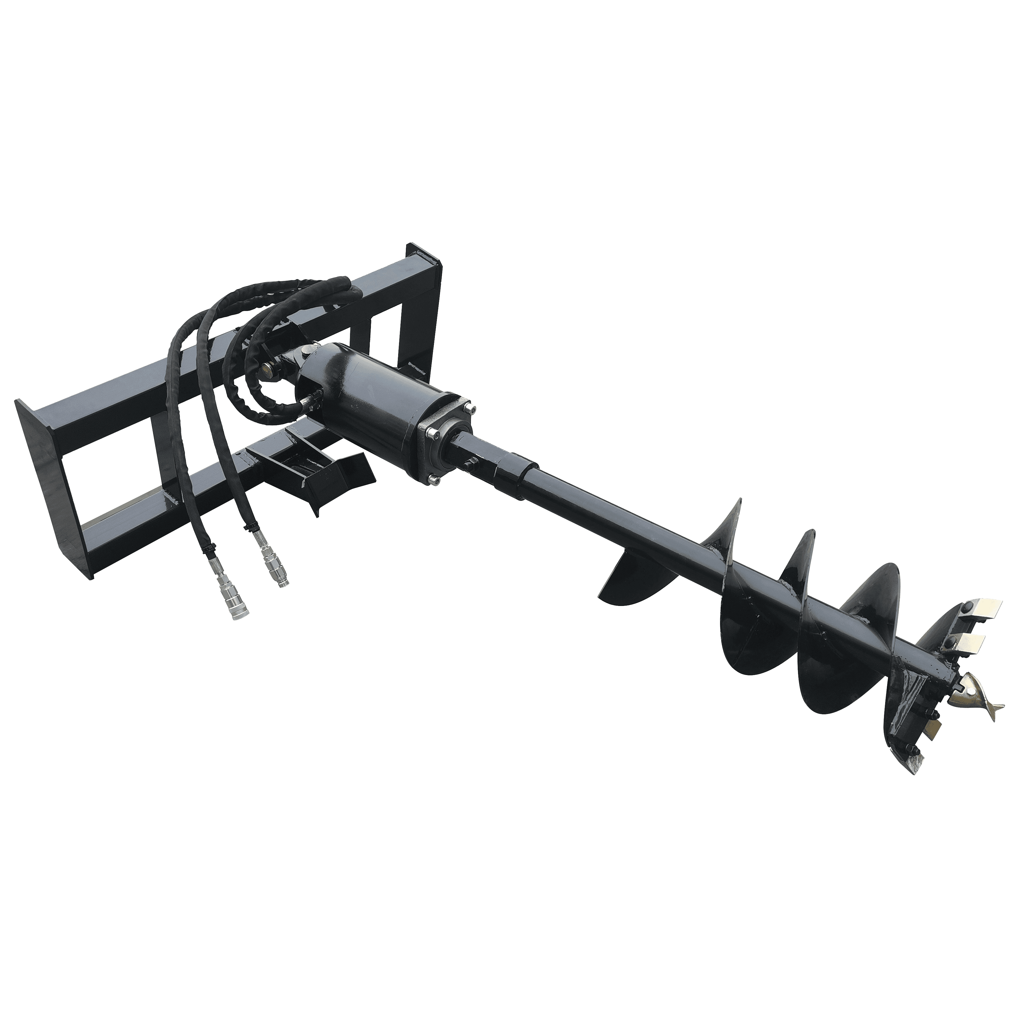 Skid Steer Attachment Auger with 2 bits (12'', 18'' diameter bit)-BDI Equipments