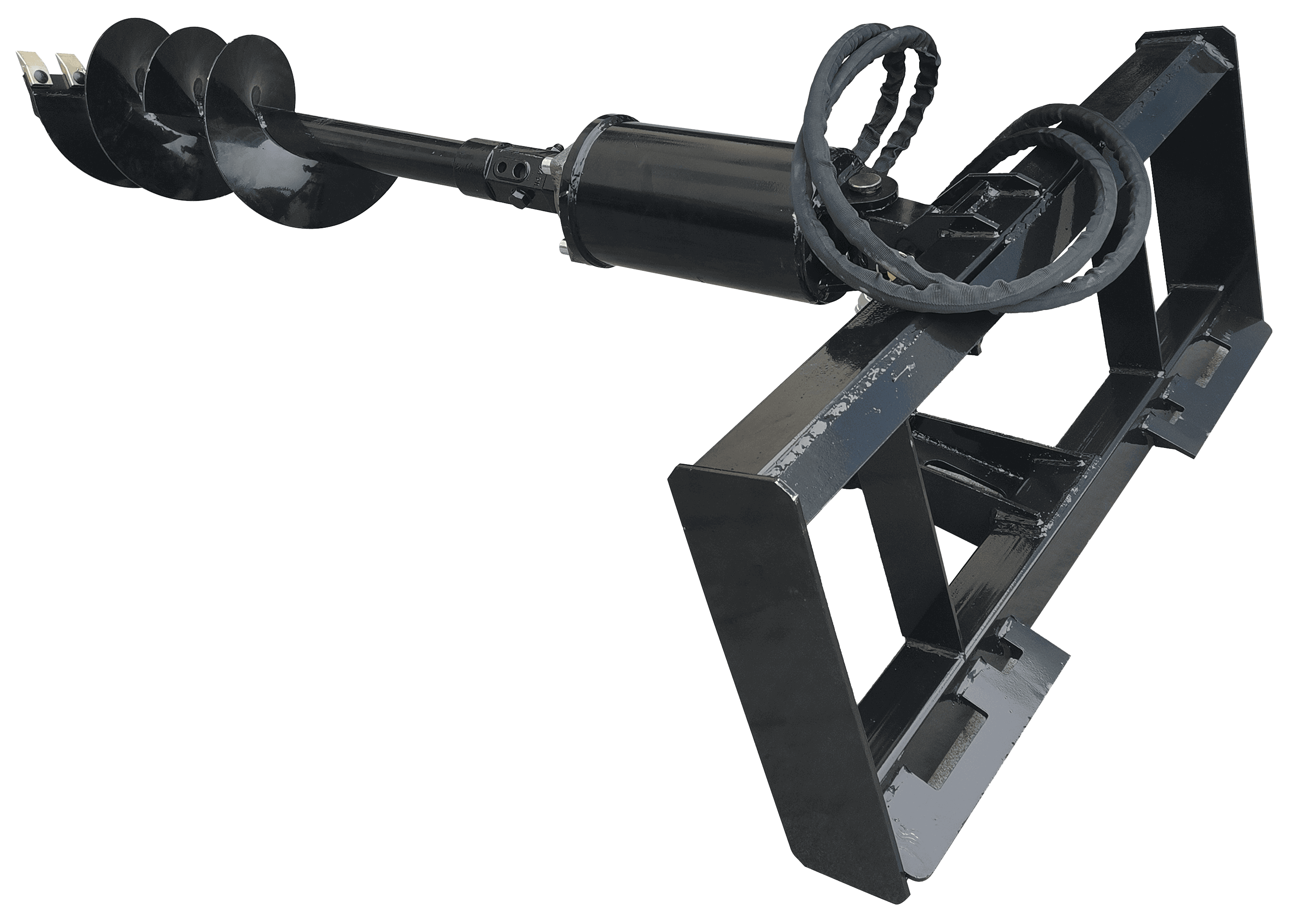 Skid Steer Attachment Auger with 2 bits (12'', 18'' diameter bit)-BDI Equipments