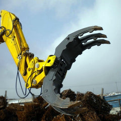 Excavator Hydraulic & Mechanical Wood Grabber Attachments-BDI Equipments
